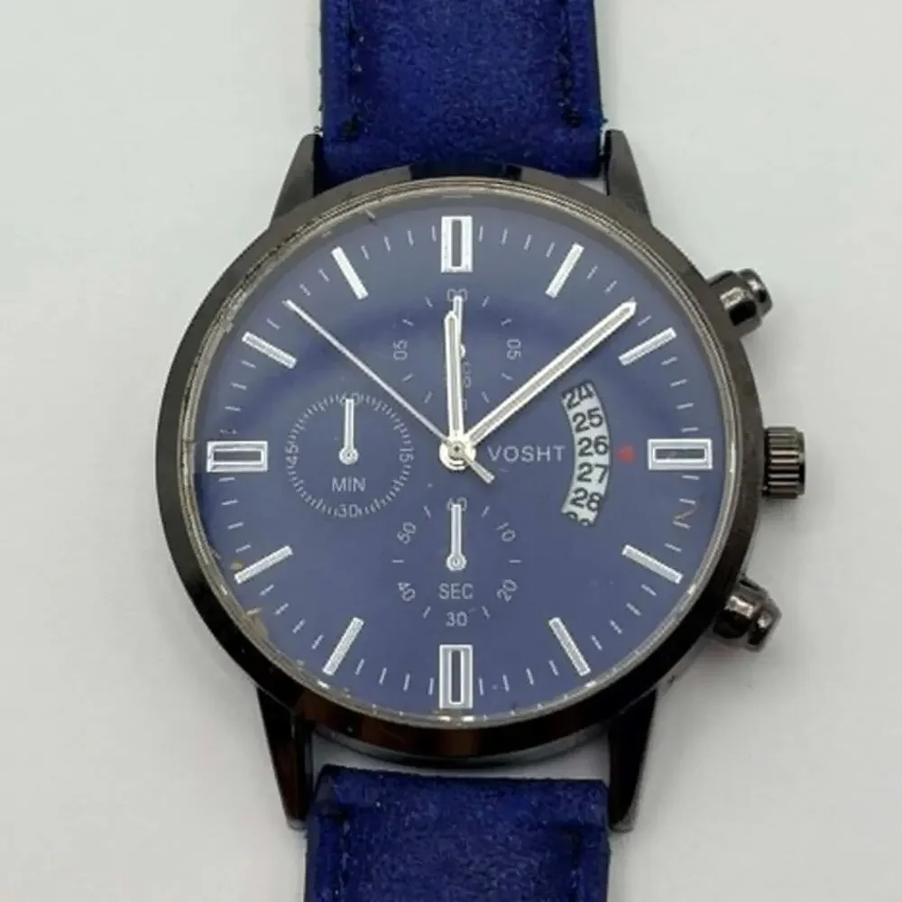 Black & Blue Vosht Men's Watch
